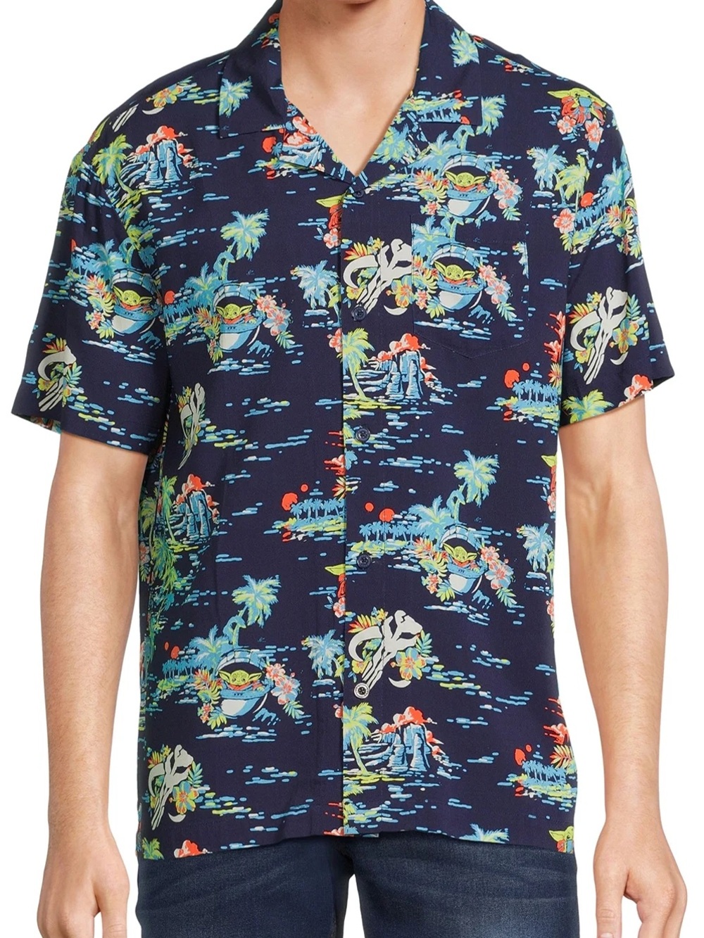 Star Wars Men’s Tropical Button Down